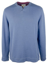 Tommy Bahama Men's Flipshore Abaco Long Sleeve Reversible Sweatshirt Pullover Dutch Blue Small